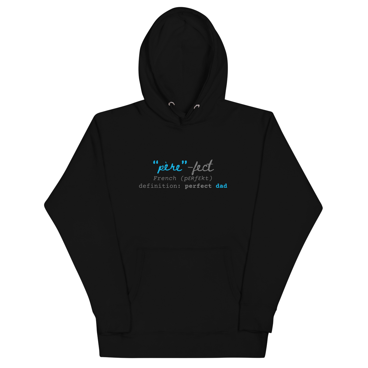 Père-fect French Pun Men's Hoodie | Warm & Witty Father's Day Gift