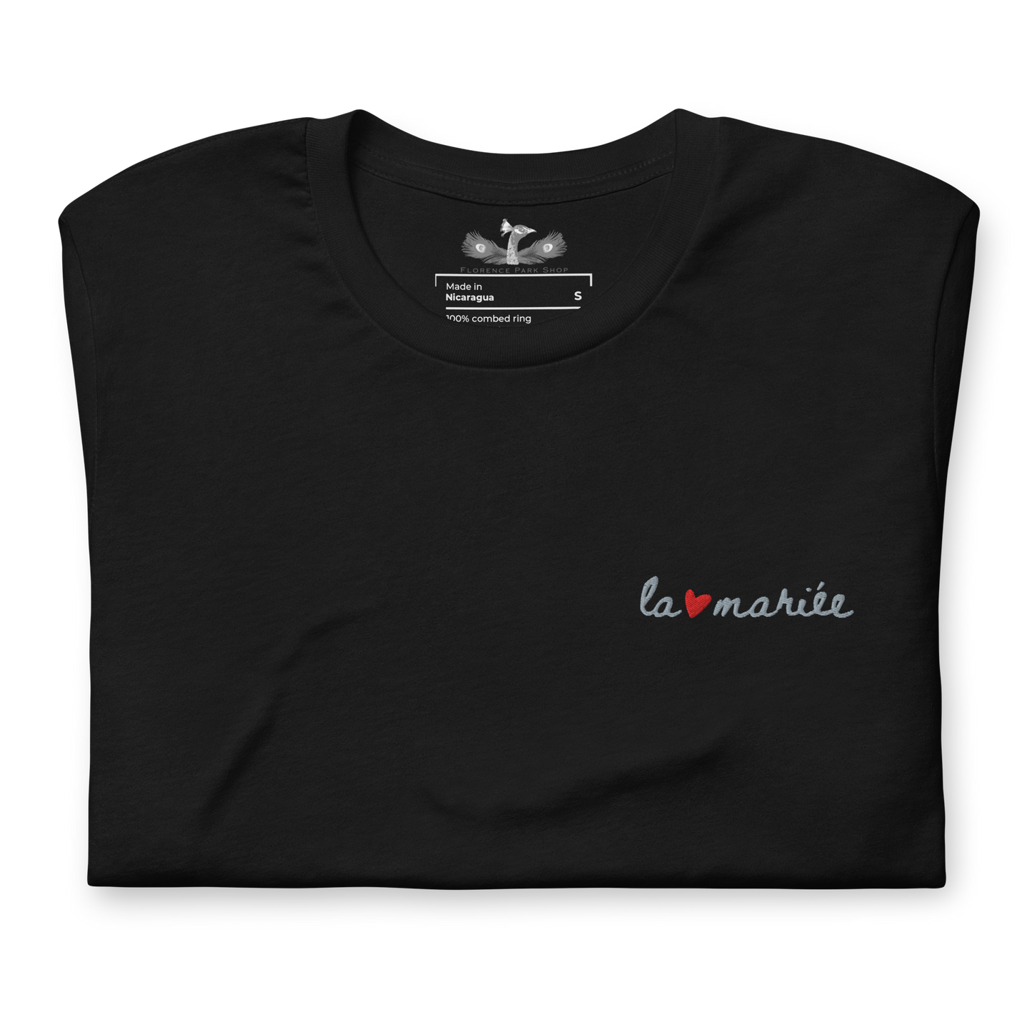 The Bride La Mariée Embroidered T-shirt