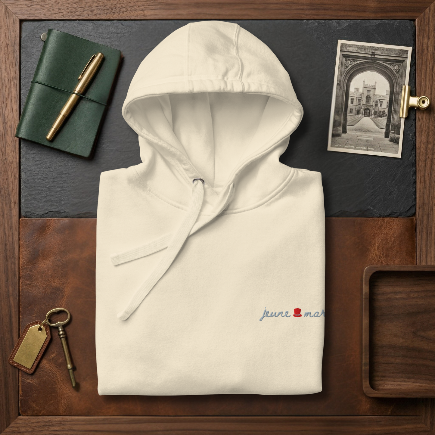 The Groom Jeune Marié Premium Embroidered Hoodie