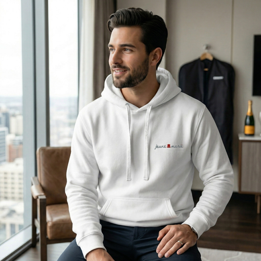 The Groom Jeune Marié Premium Embroidered Hoodie