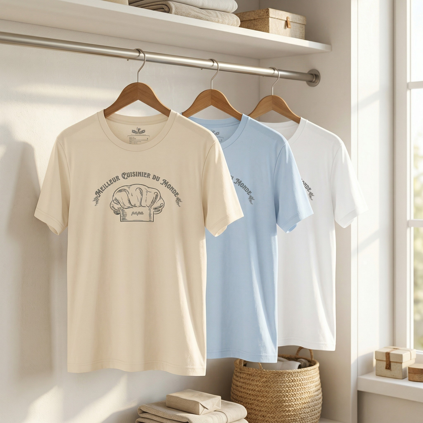 Meilleur Cuisinier du Monde T-Shirt | French Foodie Men's Tee
