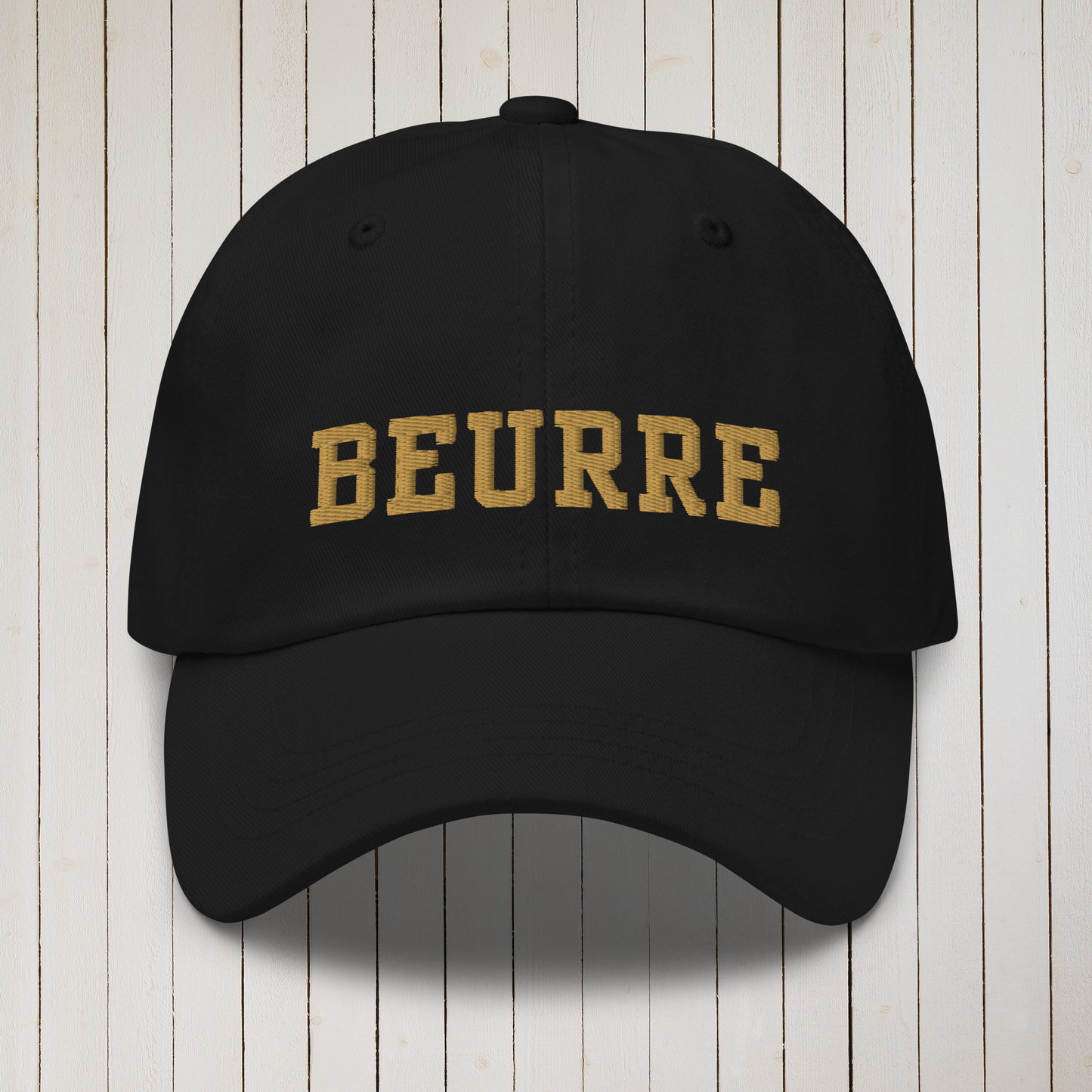 Beurre (Butter) Embroidered French Foodie Cap