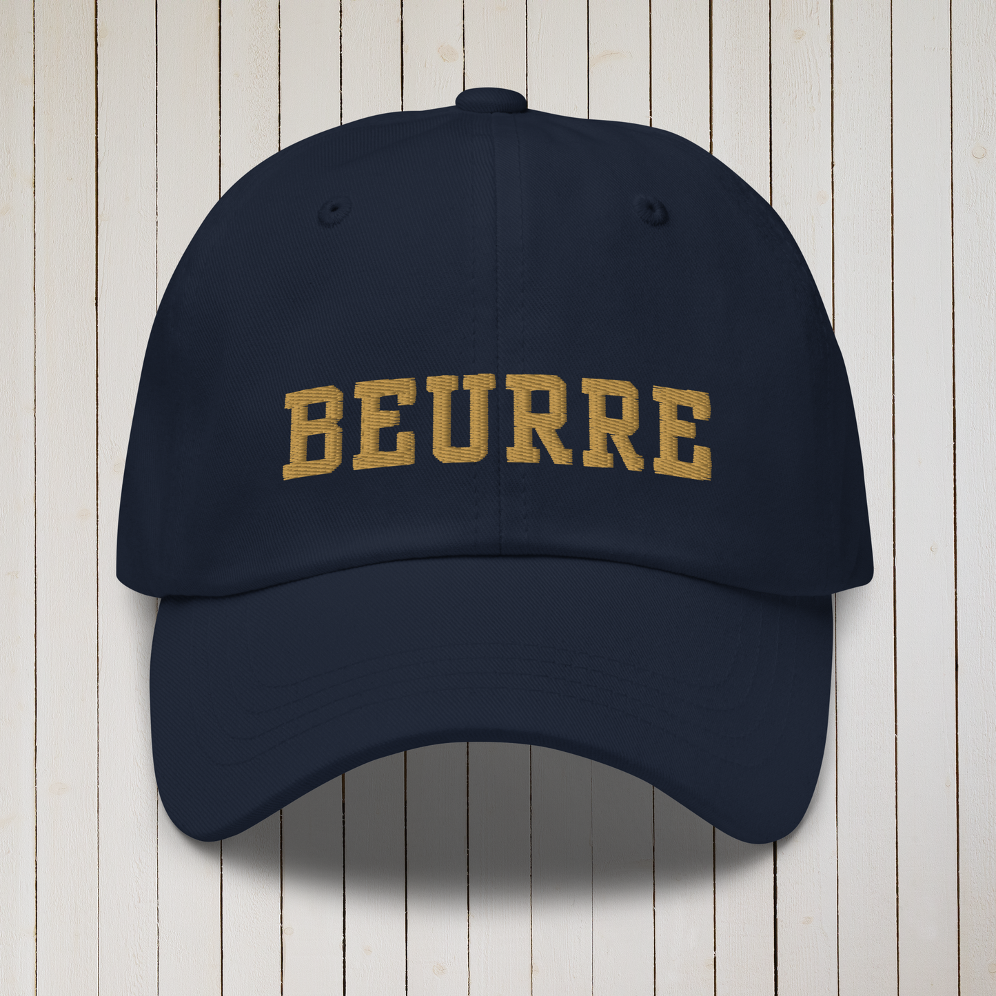 Beurre (Butter) Embroidered French Foodie Cap