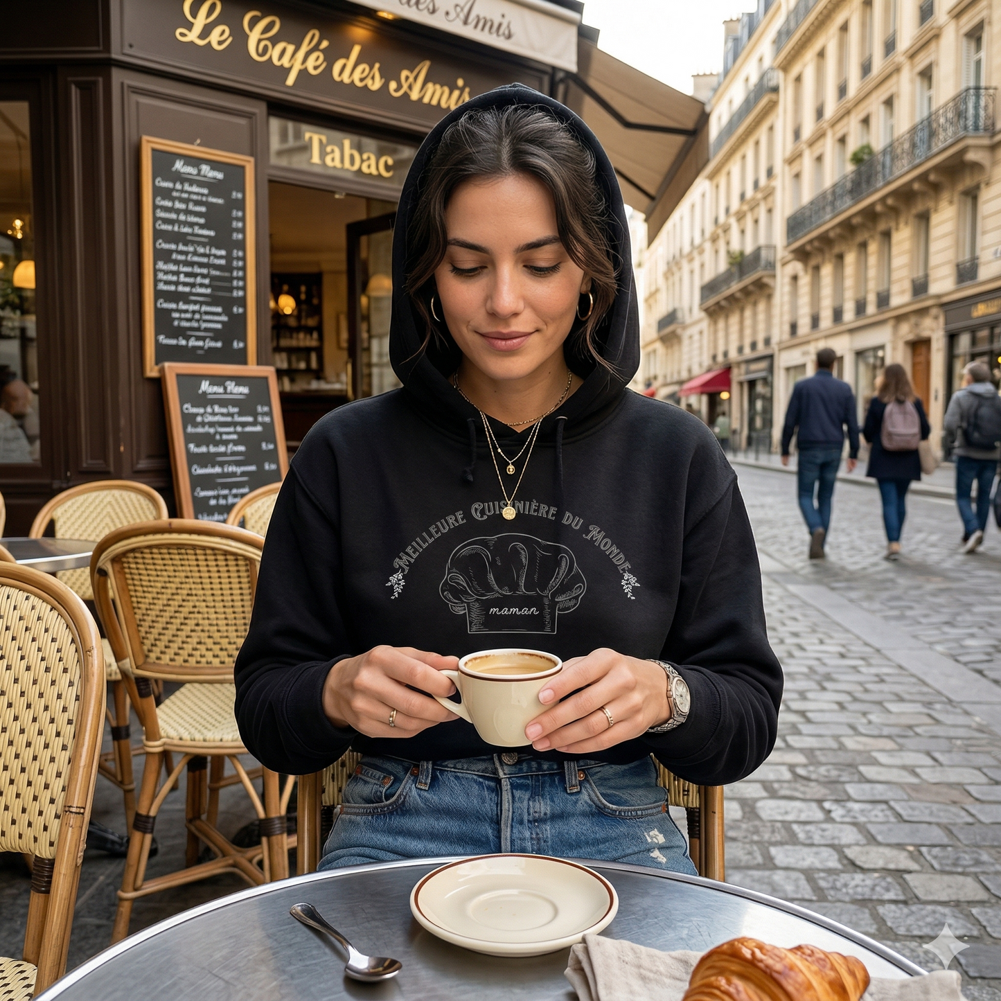 World’s Best Chef – Mom / Meilleure Cuisinière du Monde - Mom Premium Hoodie Sweatshirt