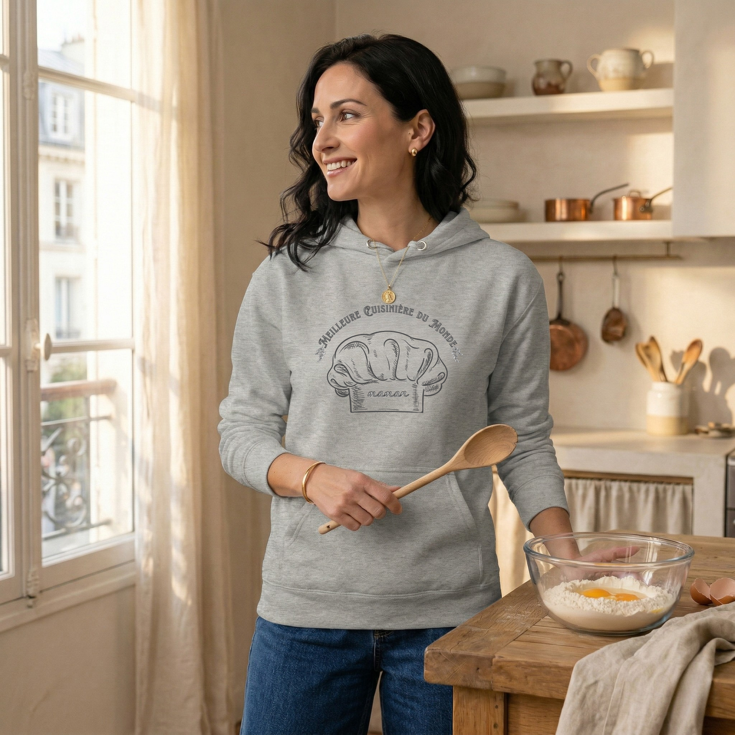 World’s Best Chef – Mom / Meilleure Cuisinière du Monde - Mom Premium Hoodie Sweatshirt