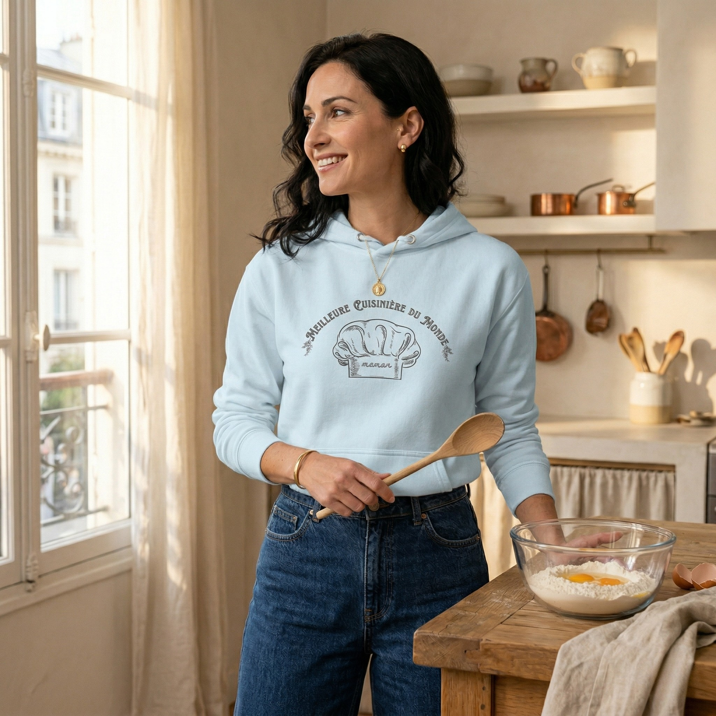 World’s Best Chef – Mom / Meilleure Cuisinière du Monde - Mom Premium Hoodie Sweatshirt