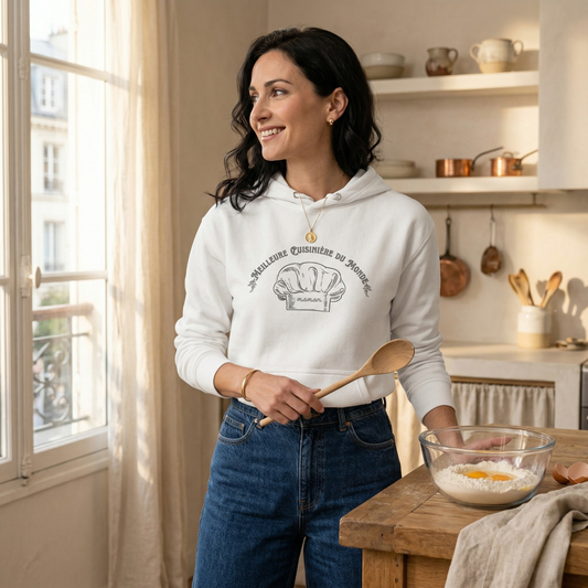 World’s Best Chef – Mom / Meilleure Cuisinière du Monde - Mom Premium Hoodie Sweatshirt