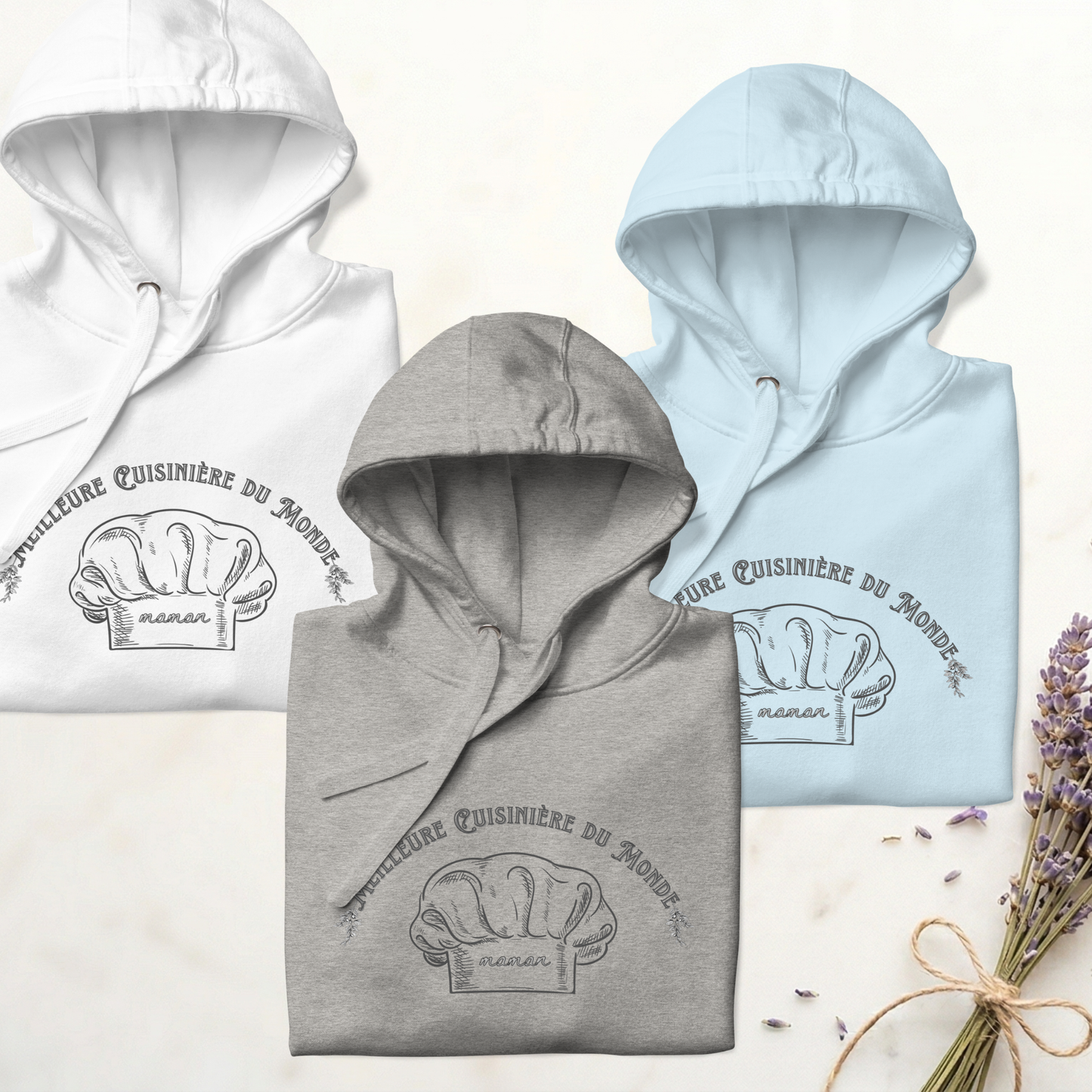 World’s Best Chef – Mom / Meilleure Cuisinière du Monde - Mom Premium Hoodie Sweatshirt