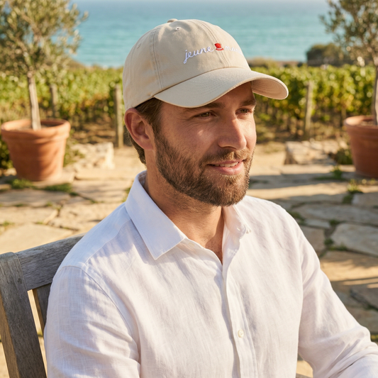 The Groom Jeune Marié Organic Embroidered Baseball Cap