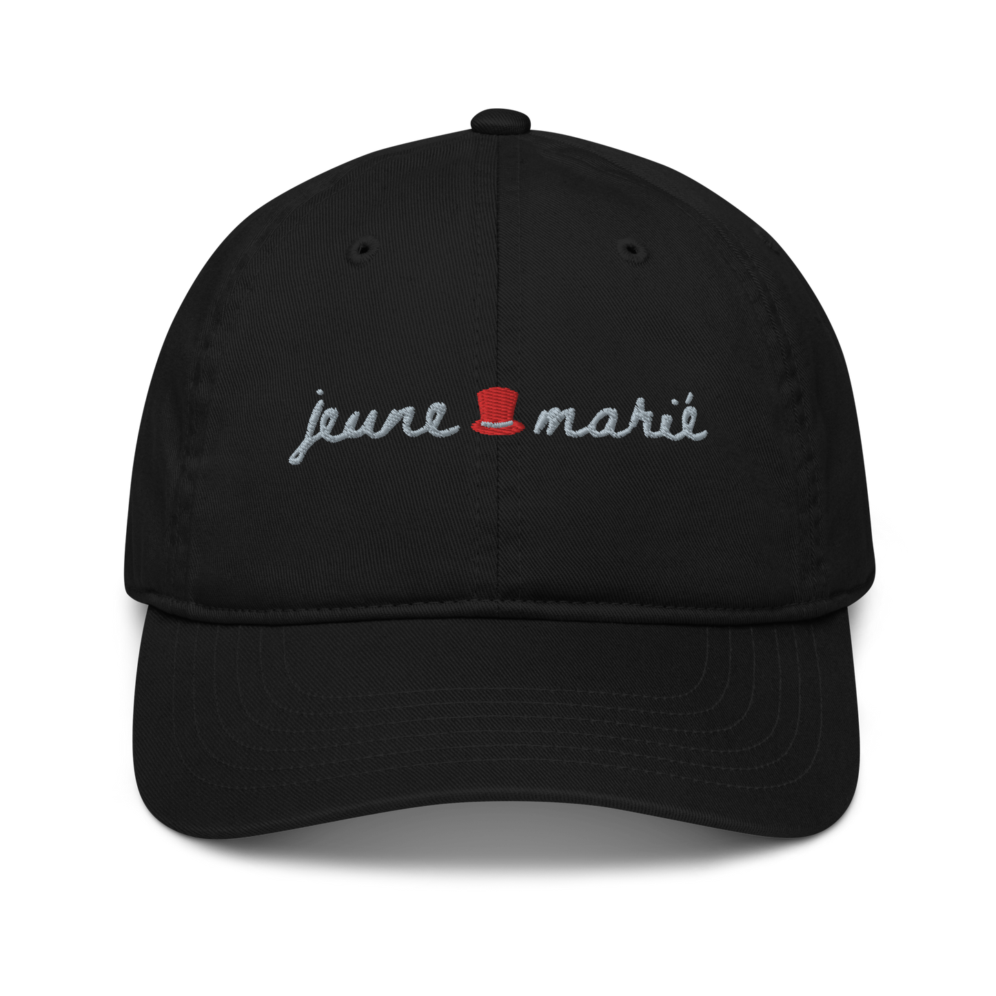 The Groom Jeune Marié Organic Embroidered Baseball Cap