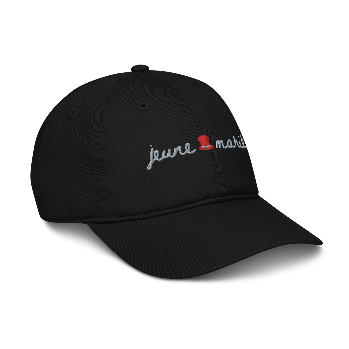 The Groom Jeune Marié Organic Embroidered Baseball Cap