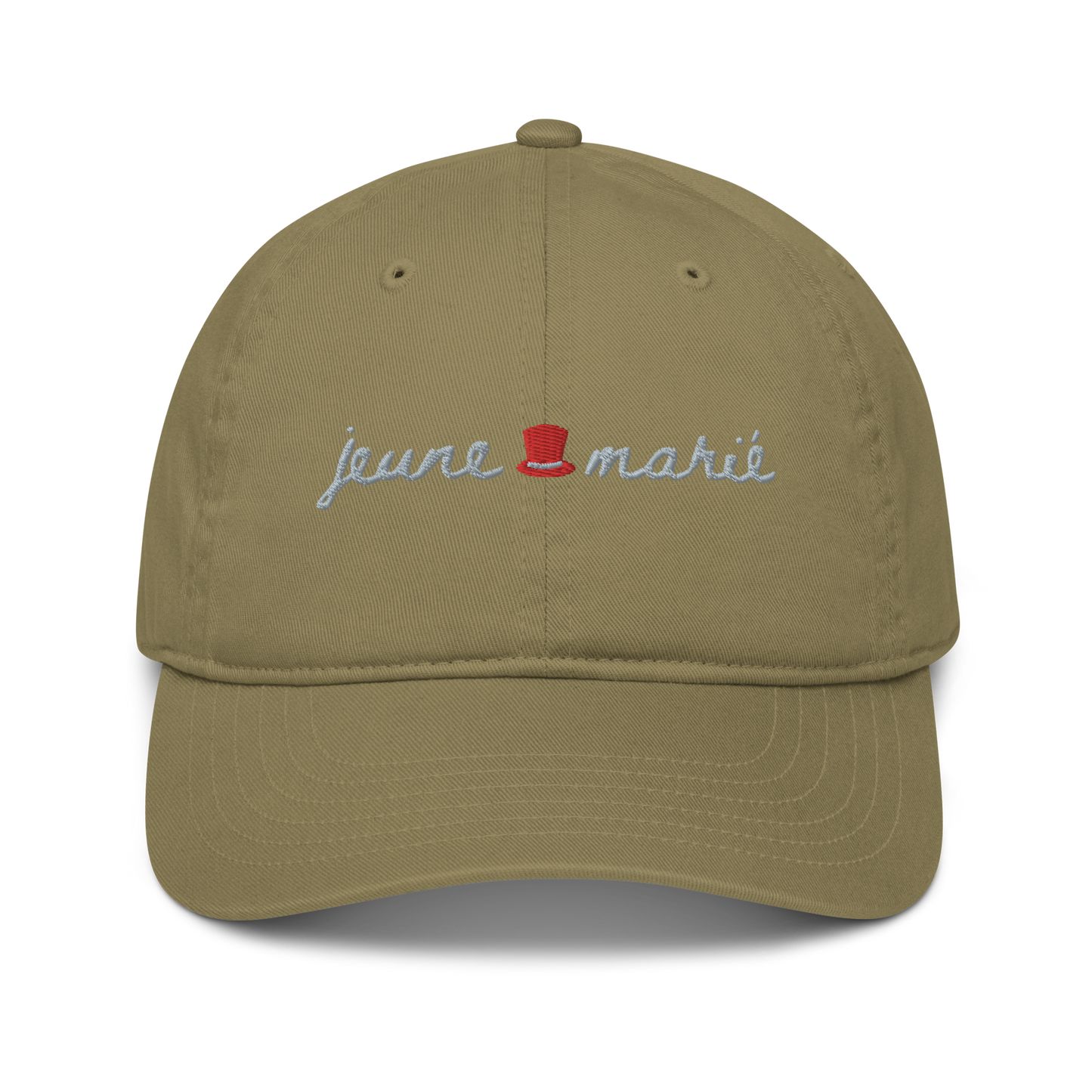 The Groom Jeune Marié Organic Embroidered Baseball Cap