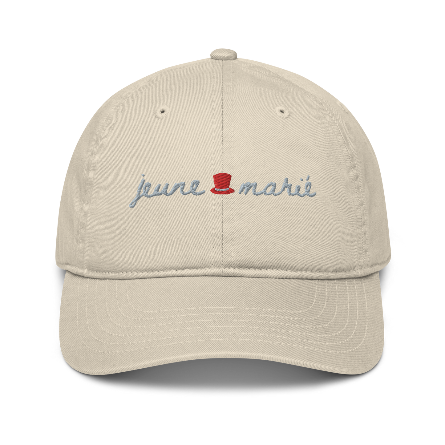 The Groom Jeune Marié Organic Embroidered Baseball Cap