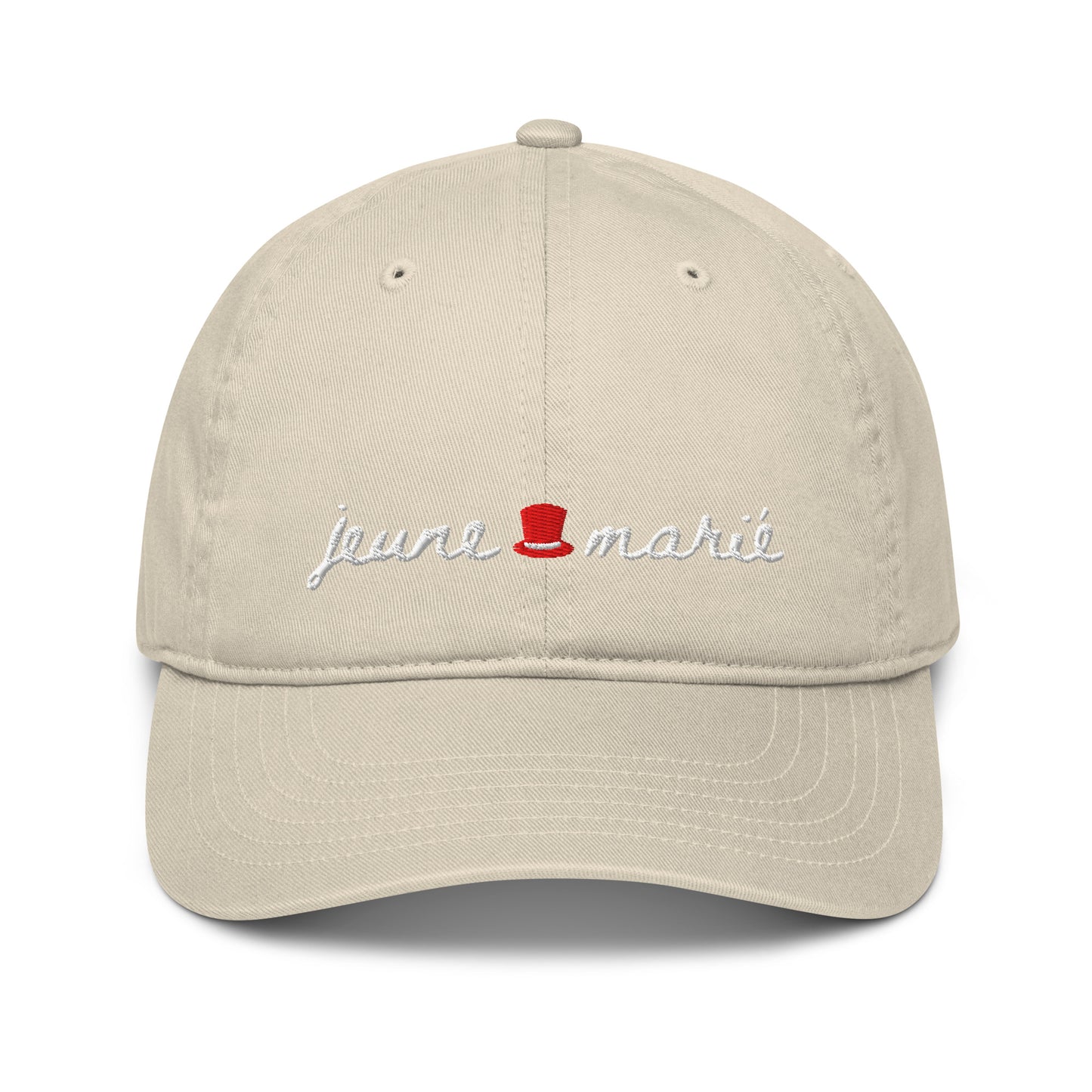 The Groom Jeune Marié Organic Embroidered Baseball Cap