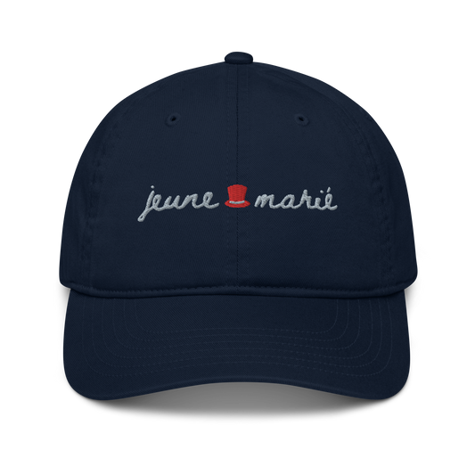 The Groom Jeune Marié Organic Embroidered Baseball Cap