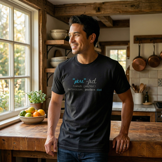 Père-fect Men's T-Shirt | Funny French Pun Dad Tee