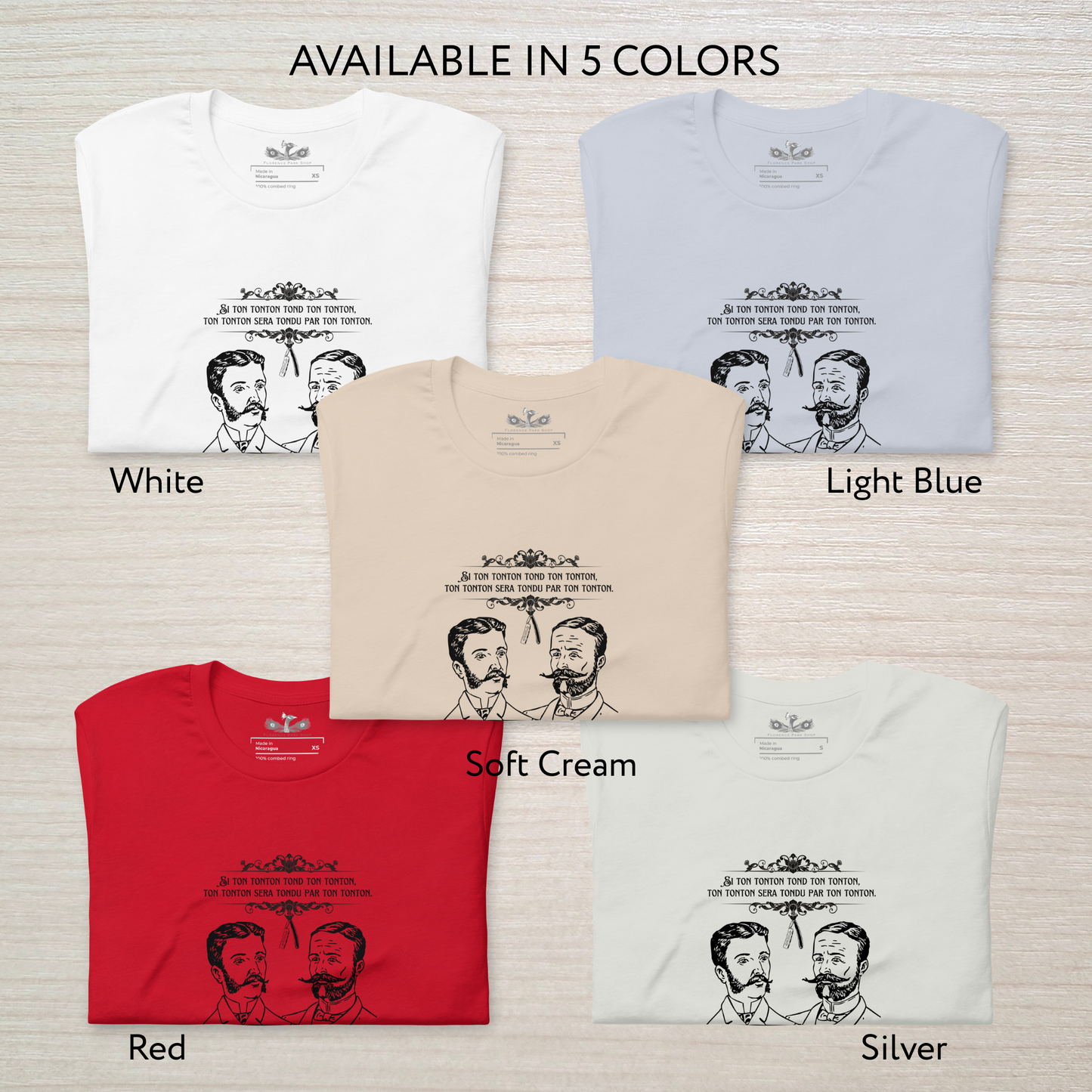 “Si Ton Tonton” French Tongue Twister Unisex T-Shirt