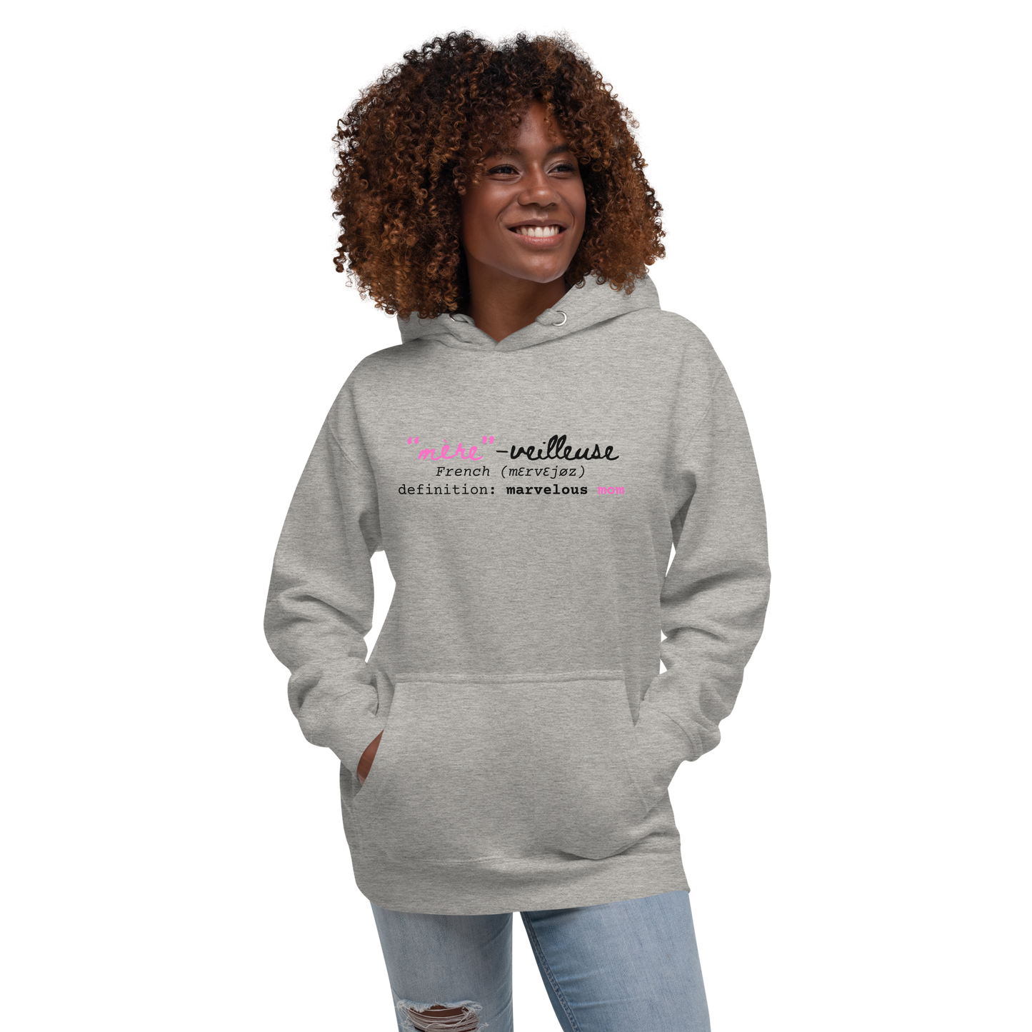 "Mère-veilleuse" Marvelous Mom Premium Hoodie Sweatshirt