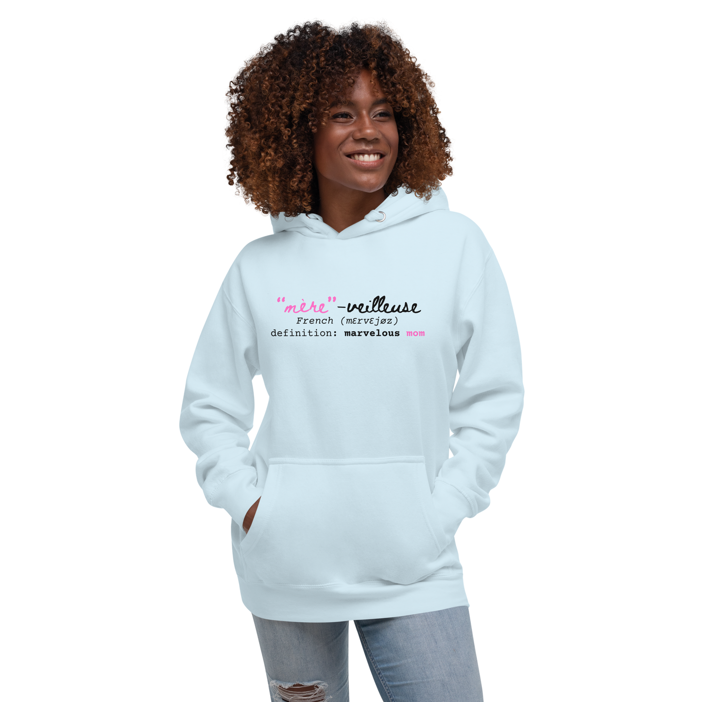 "Mère-veilleuse" Marvelous Mom Premium Hoodie Sweatshirt