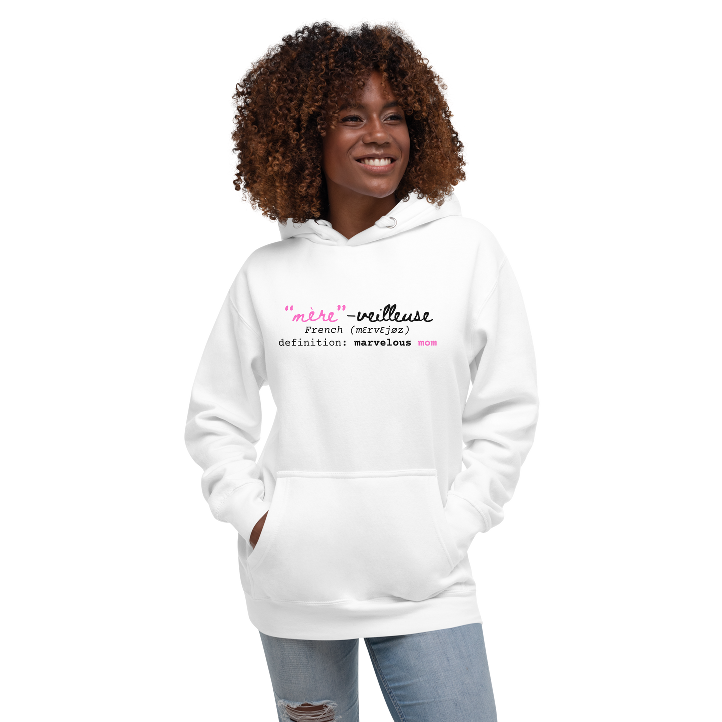 "Mère-veilleuse" Marvelous Mom Premium Hoodie Sweatshirt