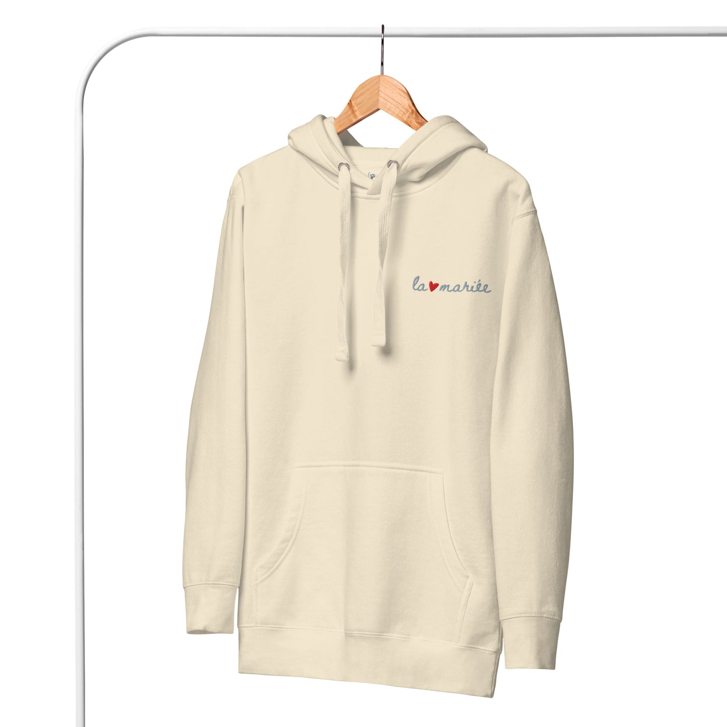 The Bride La Mariée Premium Soft Embroidered Hoodie