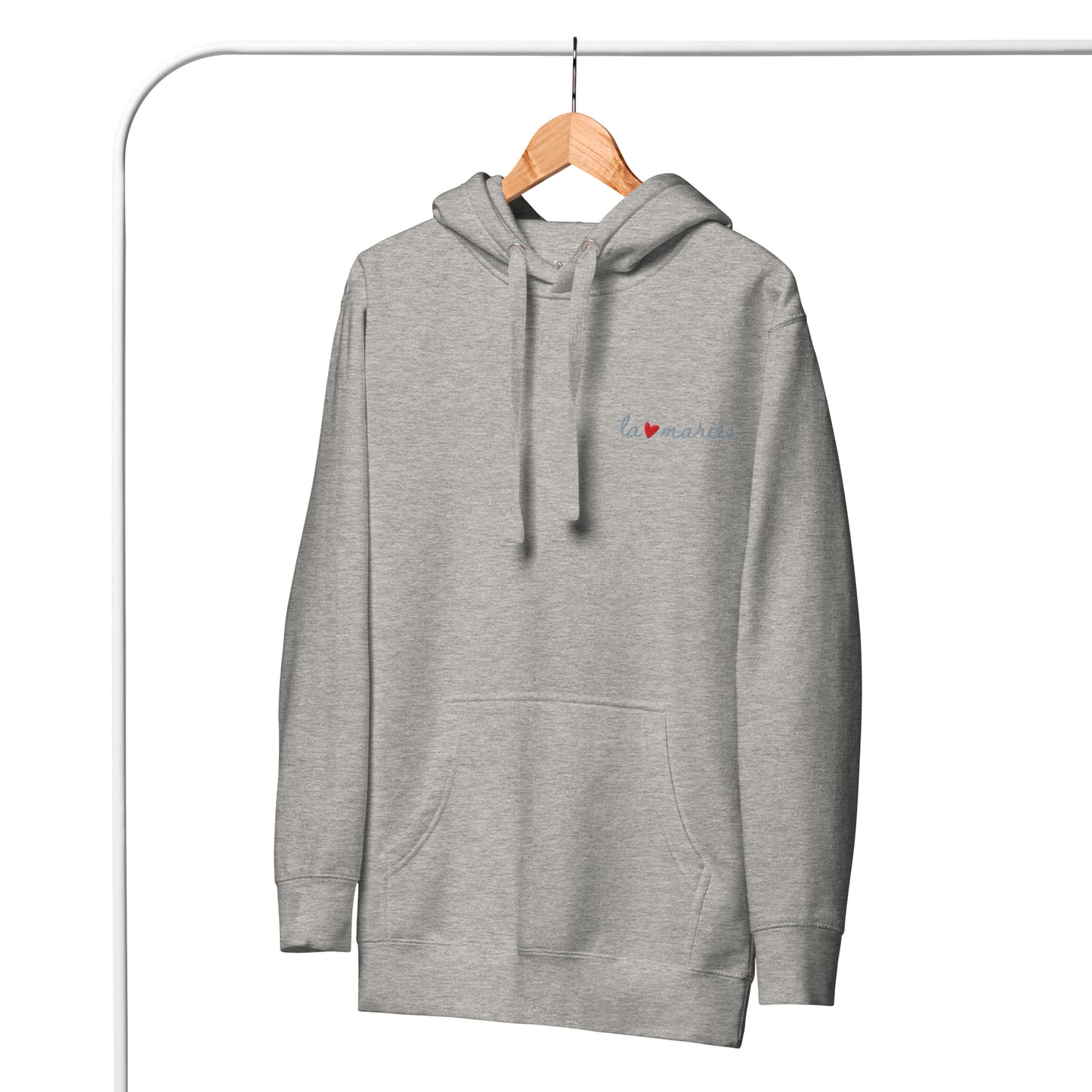 The Bride La Mariée Premium Soft Embroidered Hoodie