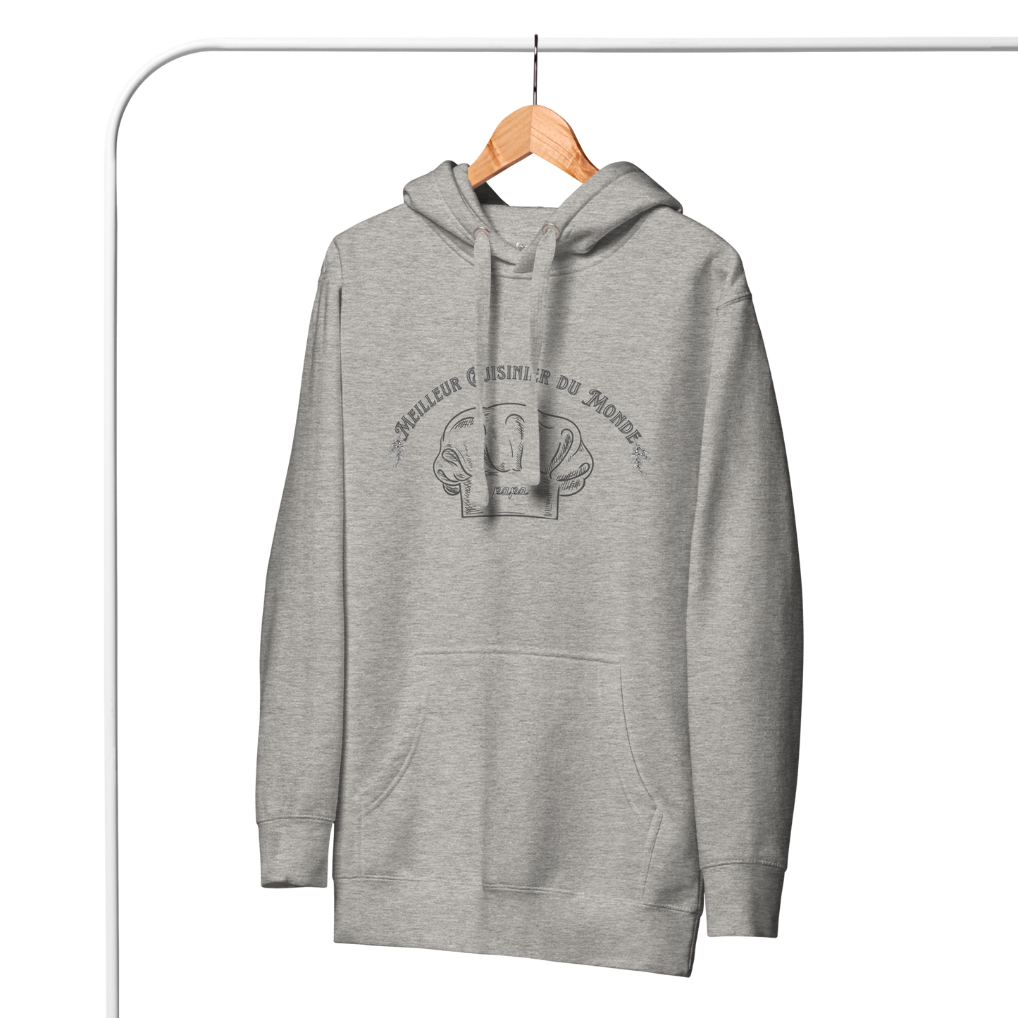 Meilleur Cuisinier du Monde French Chef Hoodie | Premium Men's Culinary Gift