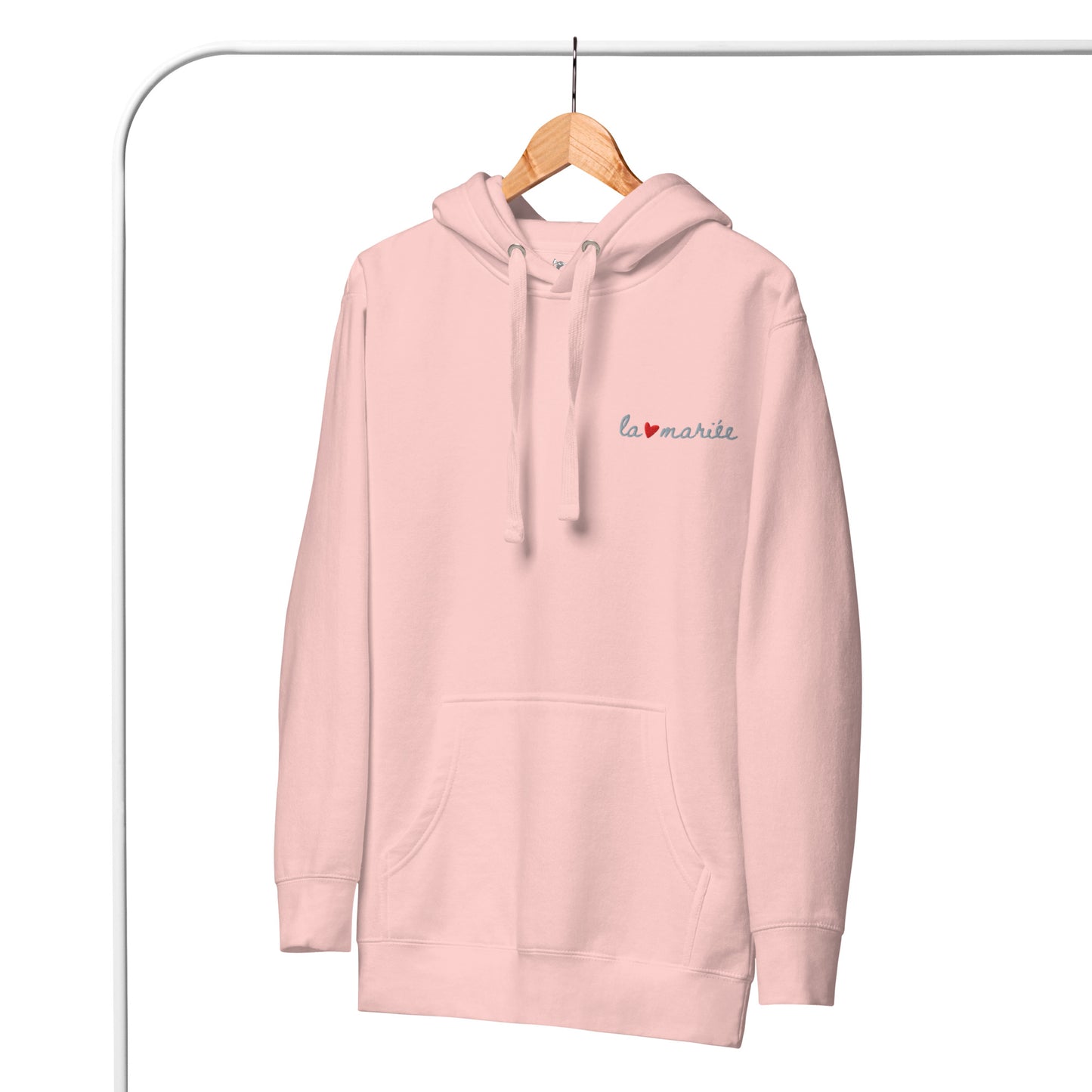 The Bride La Mariée Premium Soft Embroidered Hoodie