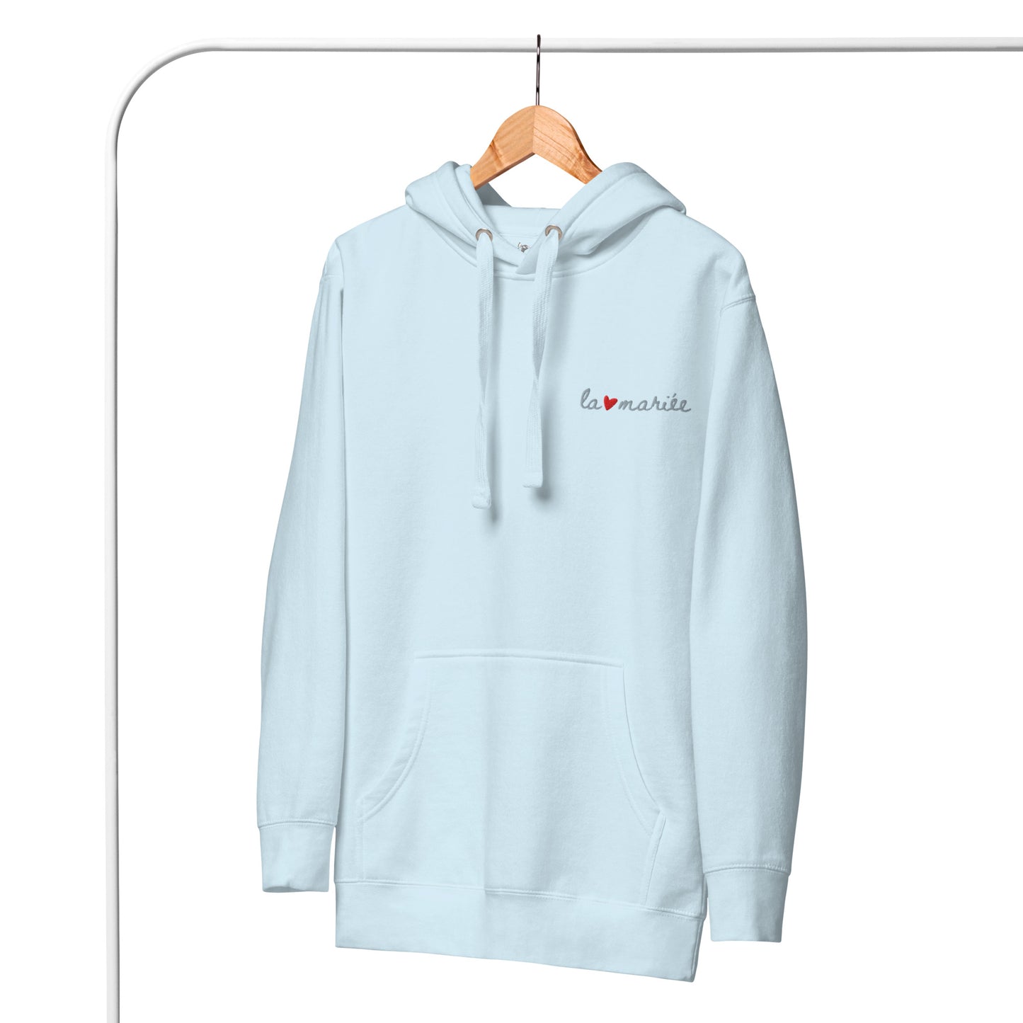 The Bride La Mariée Premium Soft Embroidered Hoodie