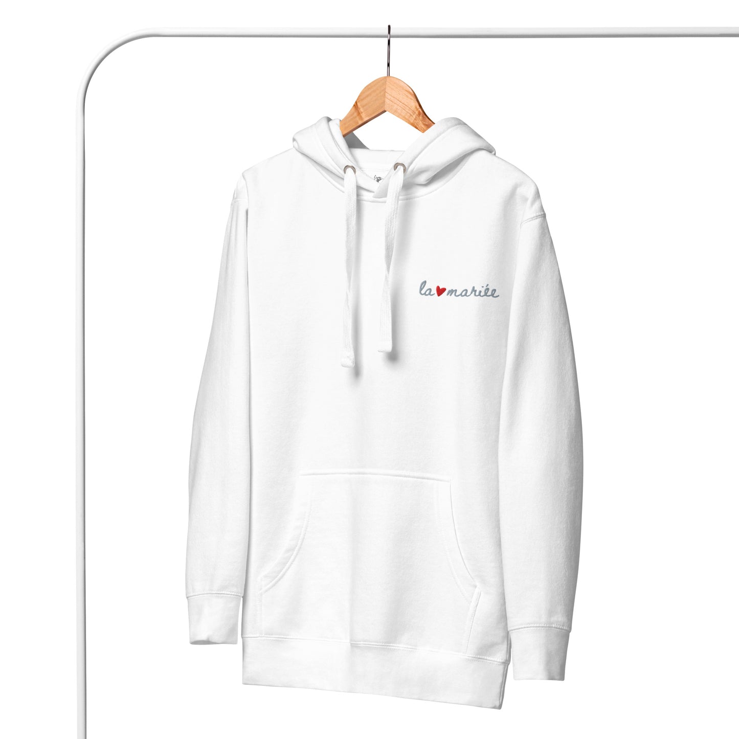 The Bride La Mariée Premium Soft Embroidered Hoodie