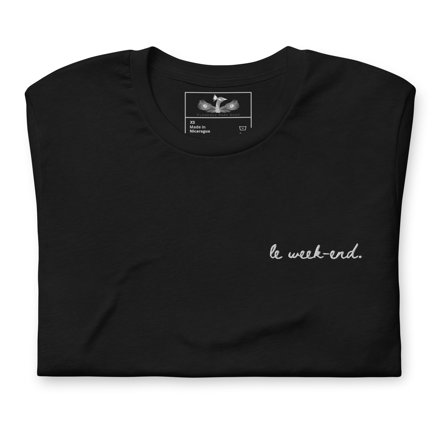 Le Weekend Unisex Embroidered T-Shirt