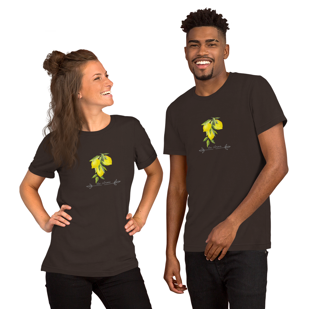 Lemon Citron Botanical Soft Unisex T-Shirt