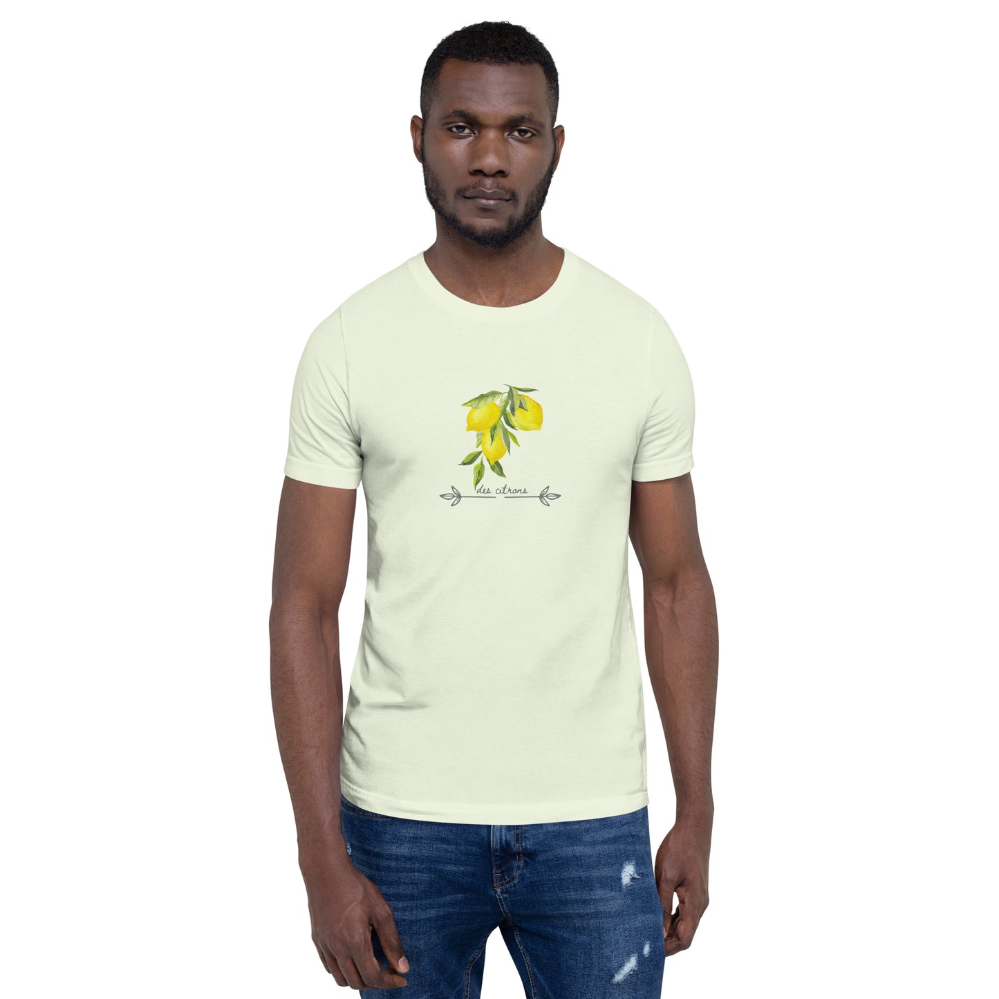 Lemon Citron Botanical Soft Unisex T-Shirt