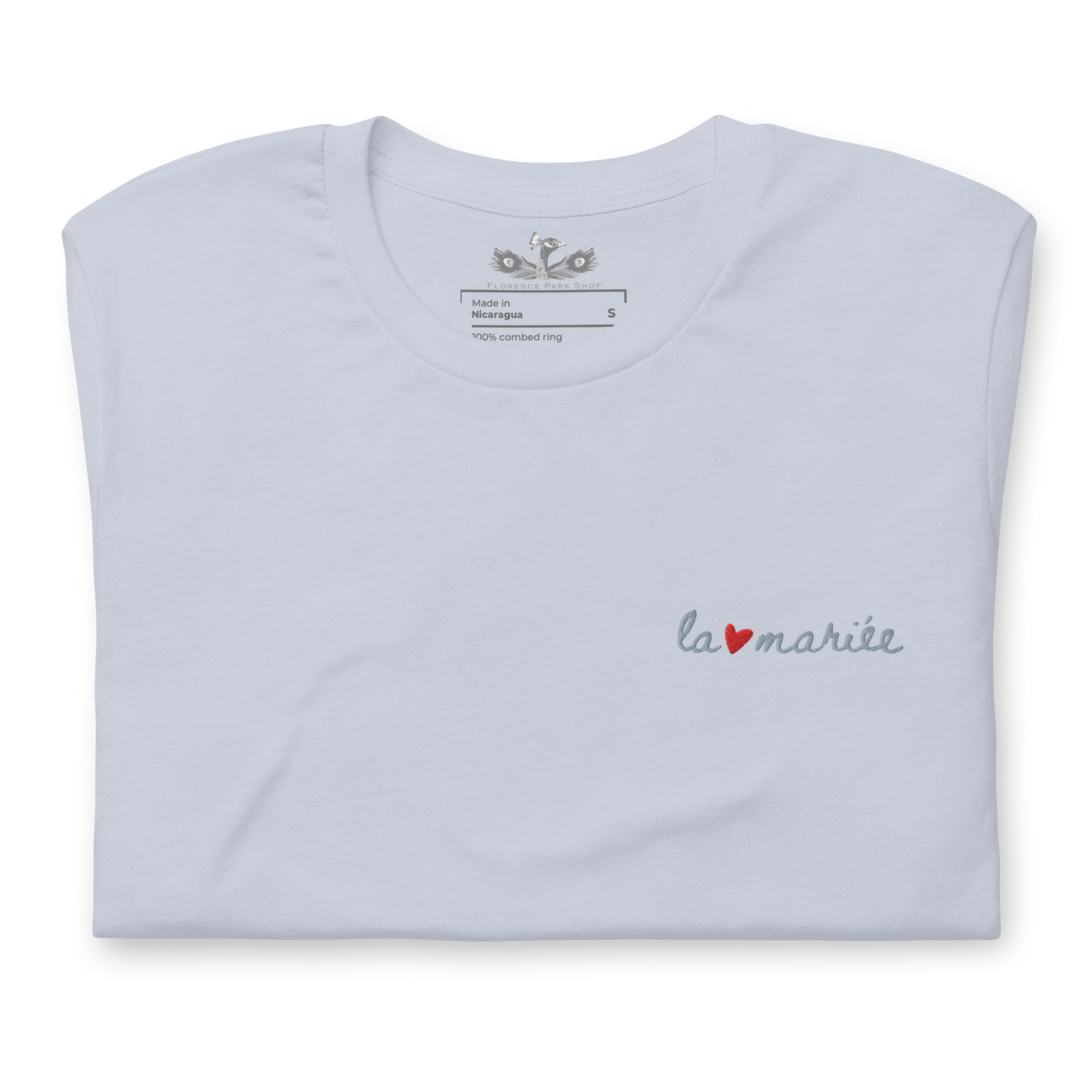 The Bride La Mariée Embroidered T-shirt