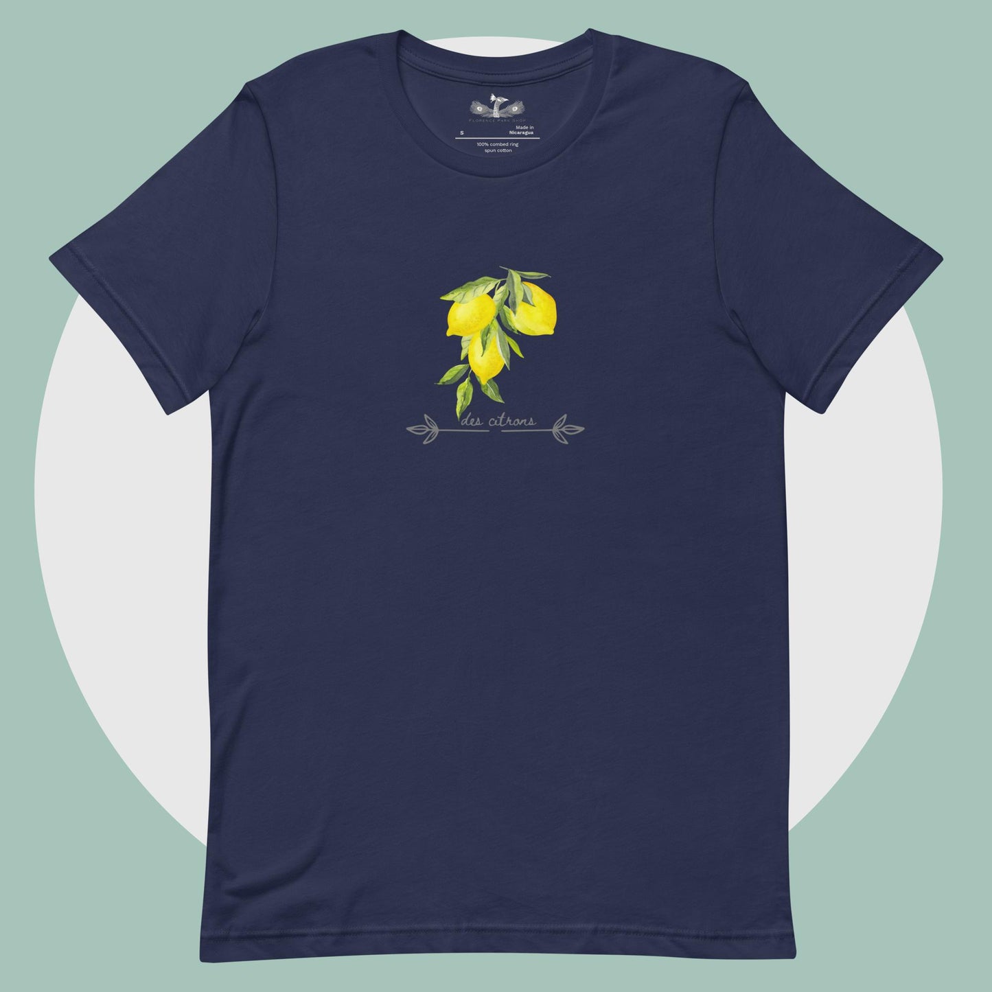 Lemon Citron Botanical Soft Unisex T-Shirt