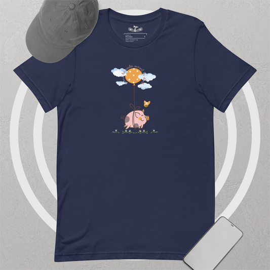 “When Pigs Fly” Premium Graphic Matching Family T-Shirt