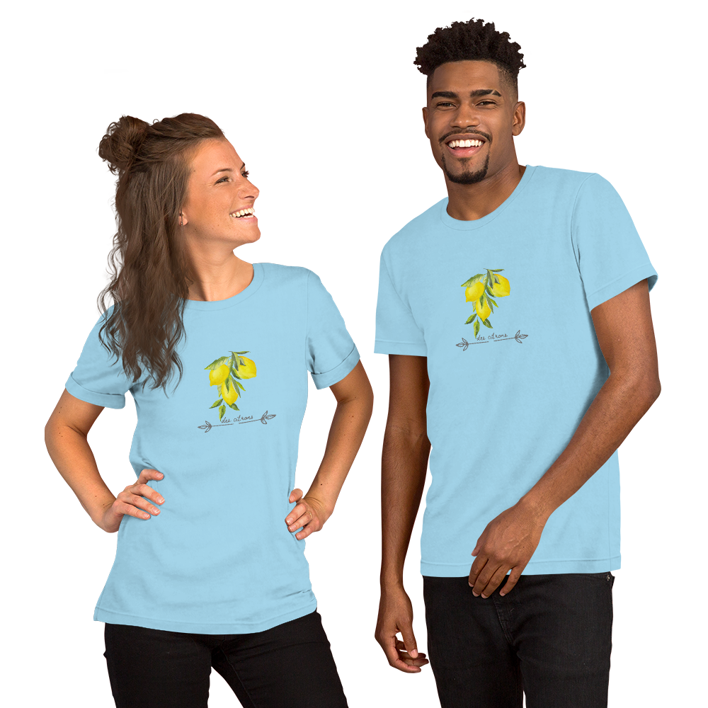 Lemon Citron Botanical Soft Unisex T-Shirt