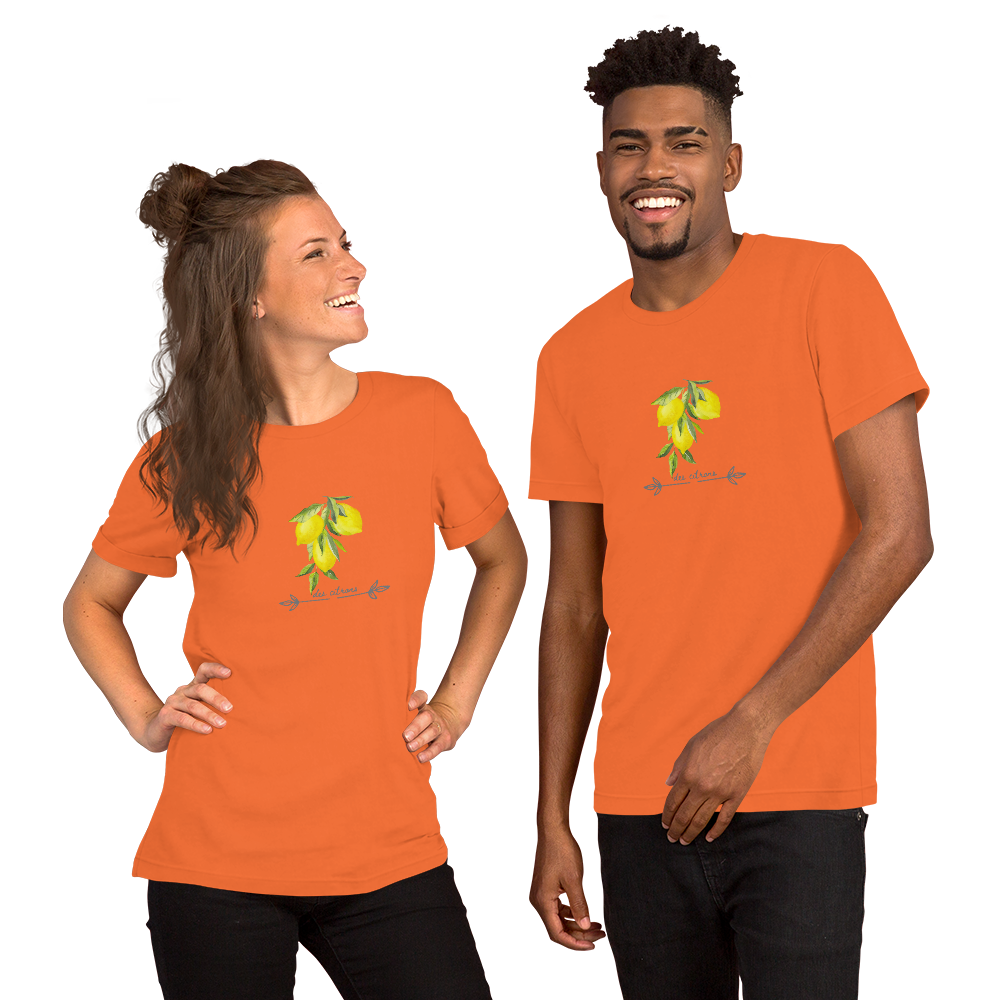 Lemon Citron Botanical Soft Unisex T-Shirt