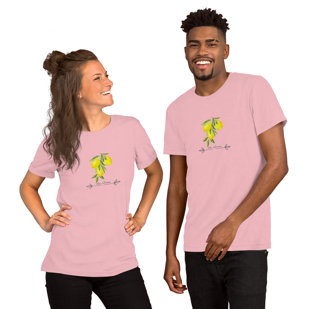 Lemon Citron Botanical Soft Unisex T-Shirt