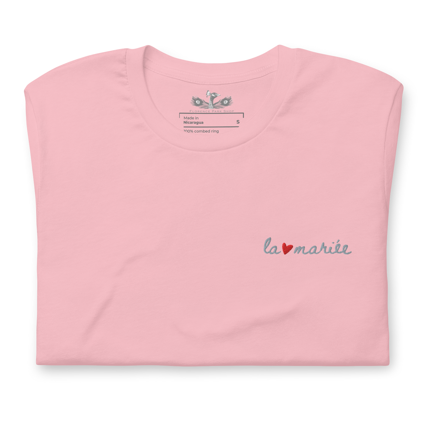 The Bride La Mariée Embroidered T-shirt