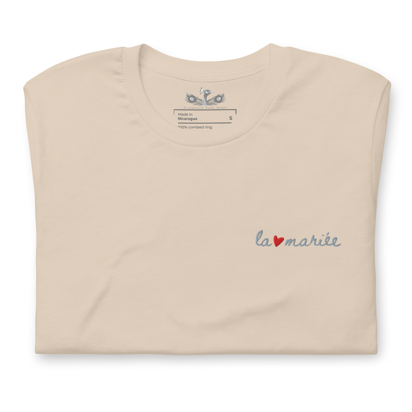 The Bride La Mariée Embroidered T-shirt