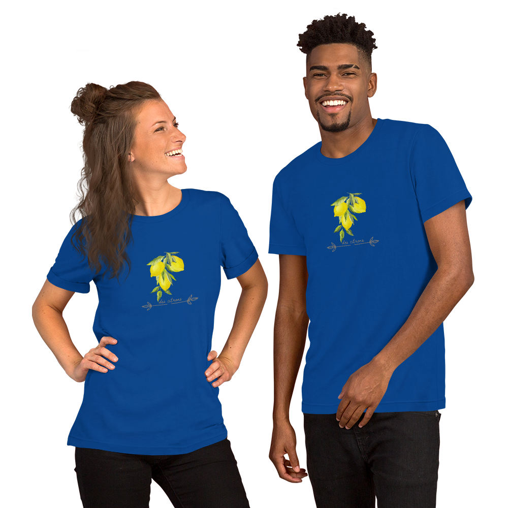 Lemon Citron Botanical Soft Unisex T-Shirt