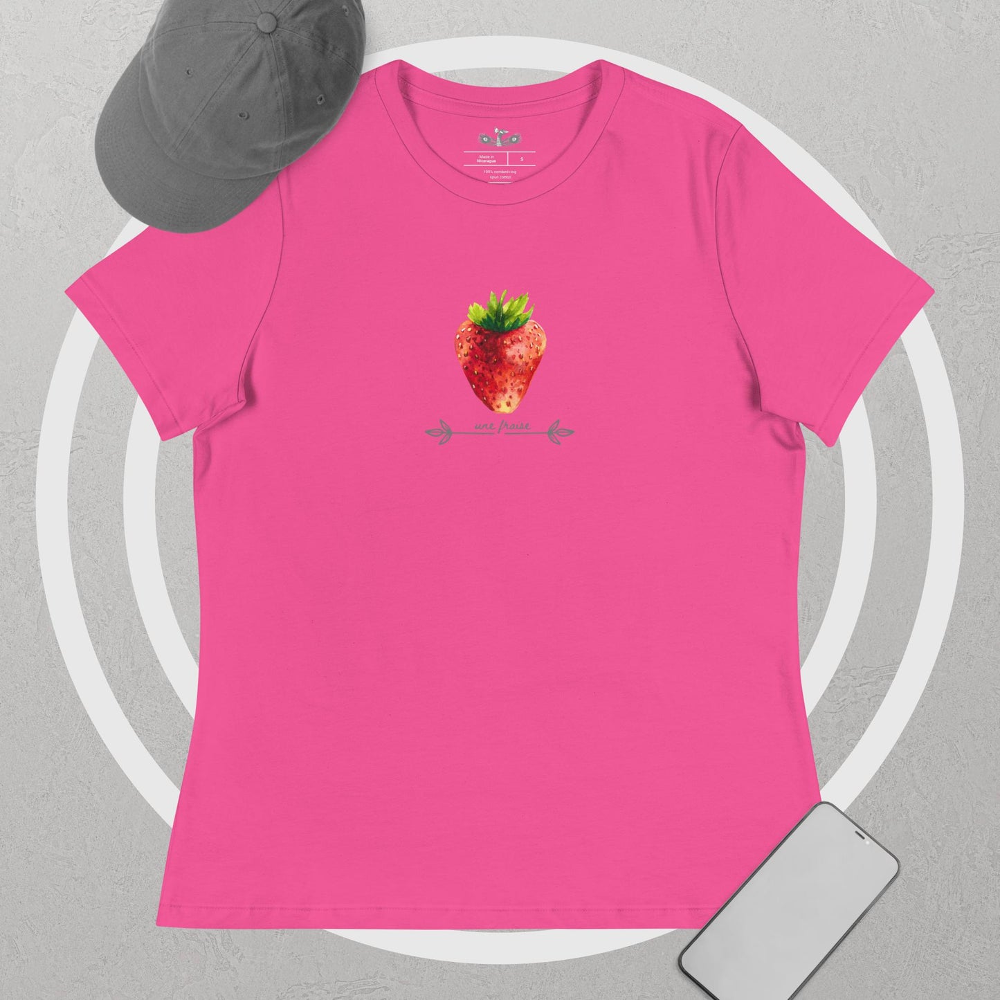 Fraise Strawberry Women’s Softest Relaxed T-Shirt