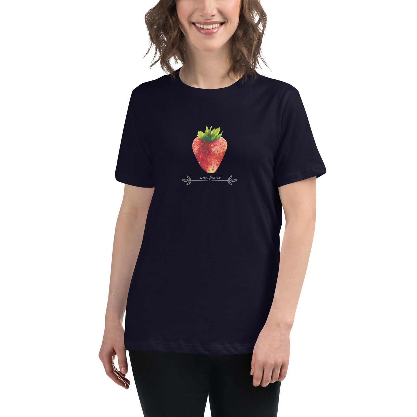 Fraise Strawberry Women’s Softest Relaxed T-Shirt