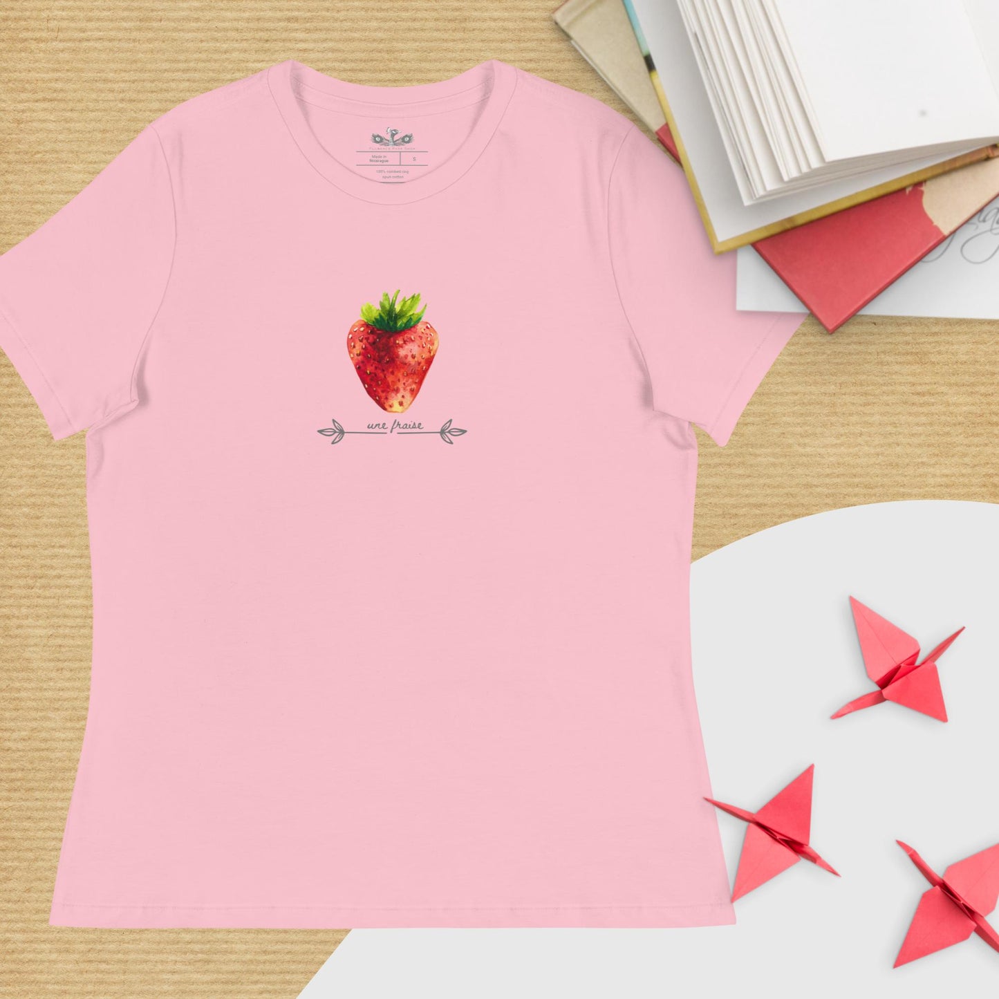 Fraise Strawberry Women’s Softest Relaxed T-Shirt